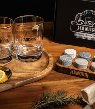 핸드릭스 위스키스톤 온더락잔세트