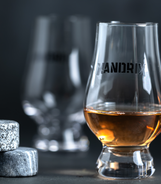 핸드릭스 위스키스톤 글랜캐런잔세트
